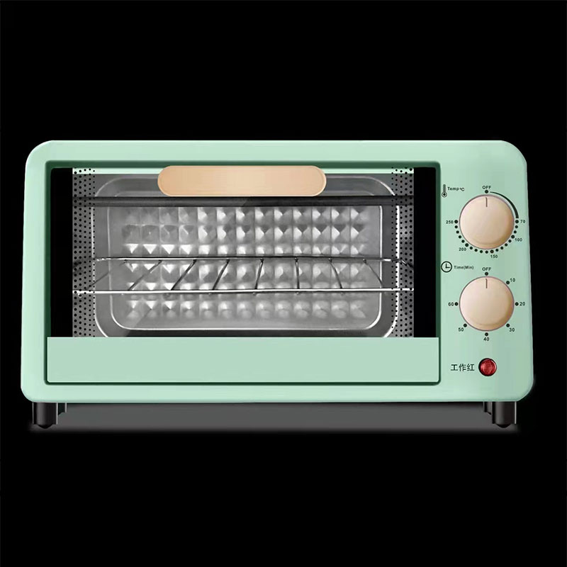 Mini Oven Professional 700W Cake Convection Small Oven Bread Baking Toaster Oven Knob Electric Oven