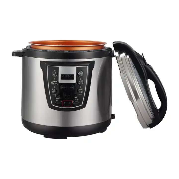 HH-A401 Touch Control LCD Display Stainless Steel Electric Pressure Cooker Family Kitchen Electric Rice Cooker
