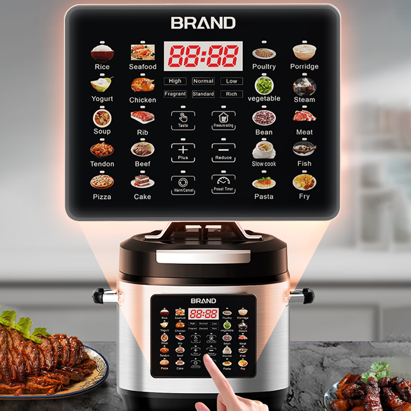 One-button Control Pressure Release Electric Pressure Cooker Steam Cooker