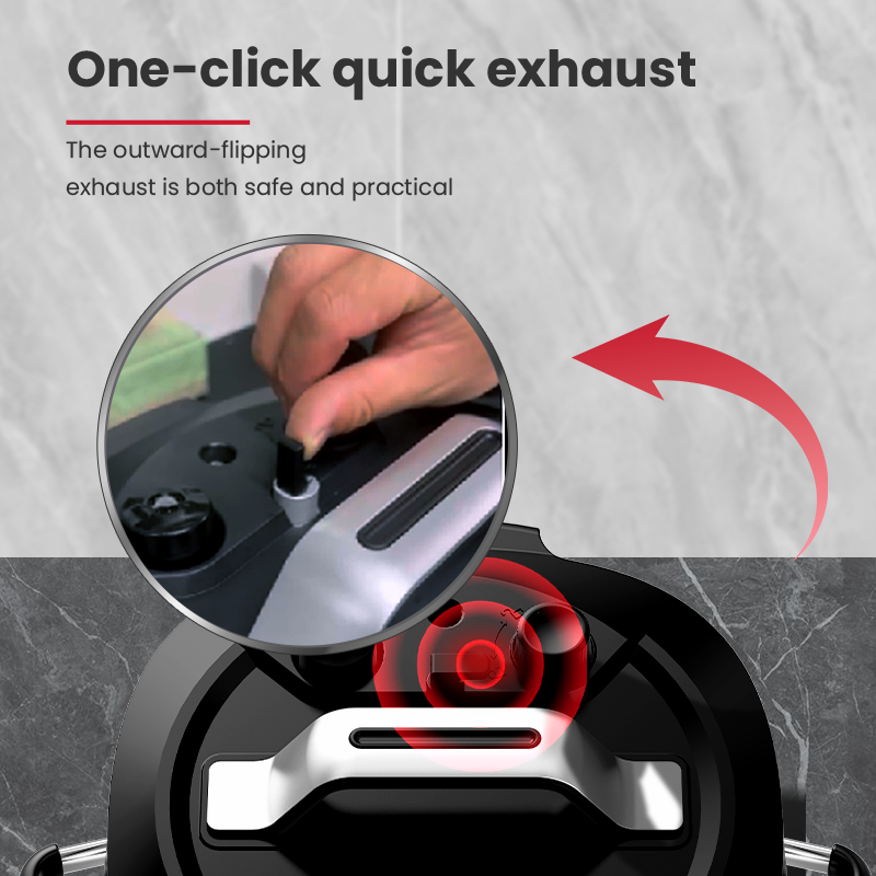 One-button Control Pressure Release Electric Pressure Cooker Steam Cooker